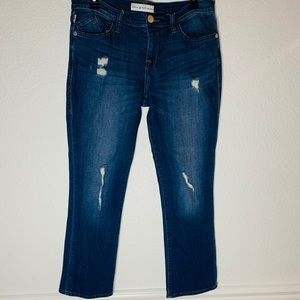 Rock & Republic Capri distressed jeans size 12